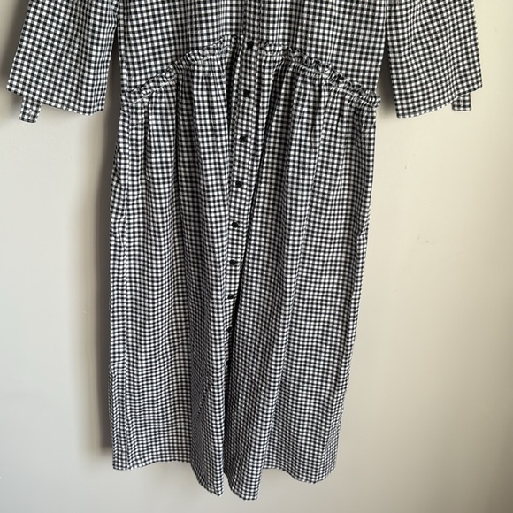 NEW Taylor Tillman Liza Ruffle gingham dress XS - Picture 4 of 11